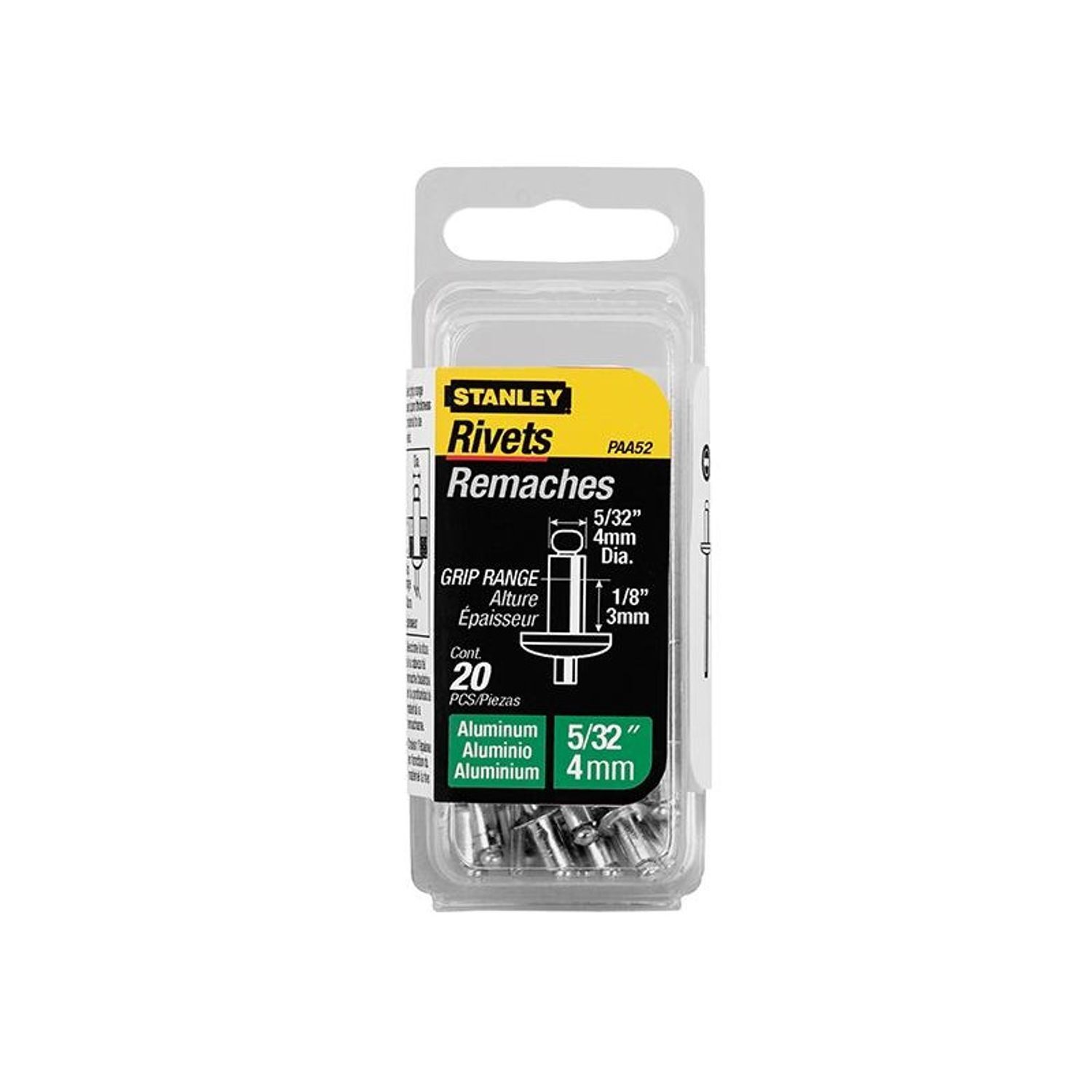 Stanley Hand Tools Aluminium Rivets - Multi Colour
