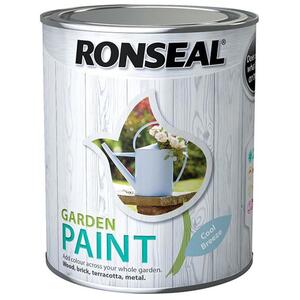 Ronseal Garden Paint Cool Breeze 750ml - Exterior Wood and Metal Paint