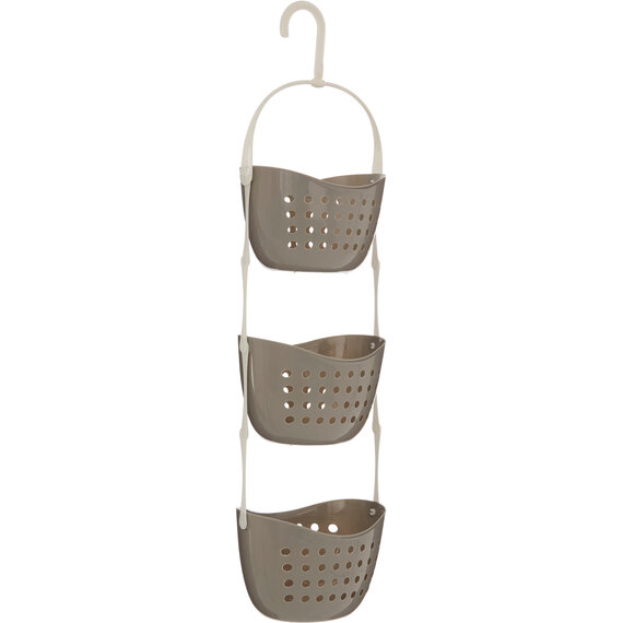 Dara 3 Tier Grey Shower Caddy