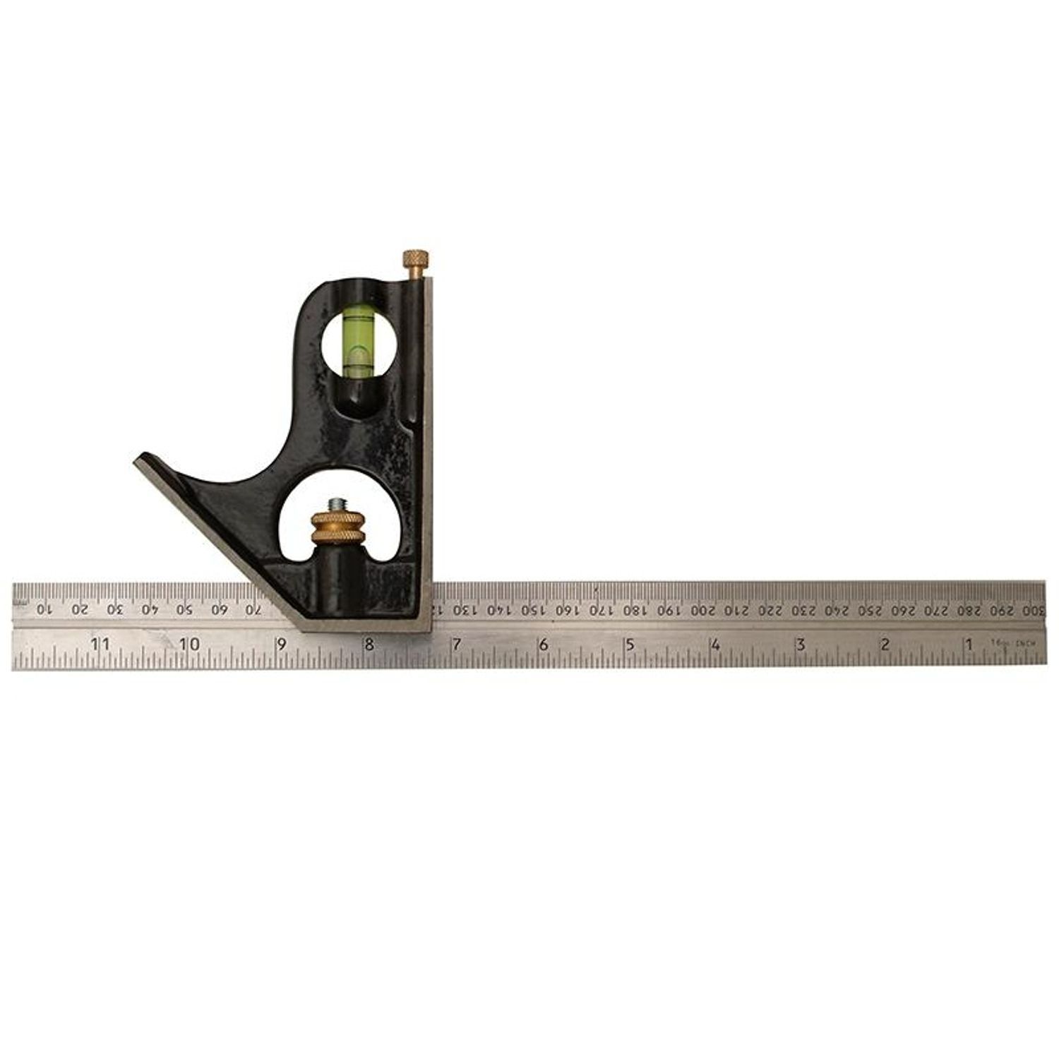 Stanley Hand Tools 1912 Combination Square 300Mm (12In) - Multi Colour