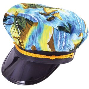 Bristol Novelty Unisex Adults Hawaiian Captain Hat
