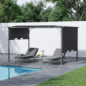 Breeins Garden Pergola with Adjustable Canopy