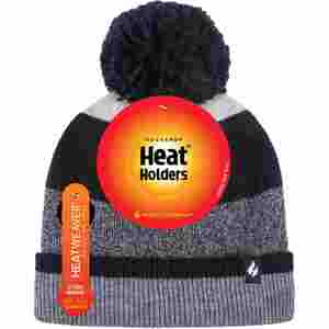 Ladies Warm Knit Fleece Lined Winter Hat with Pom Pom
