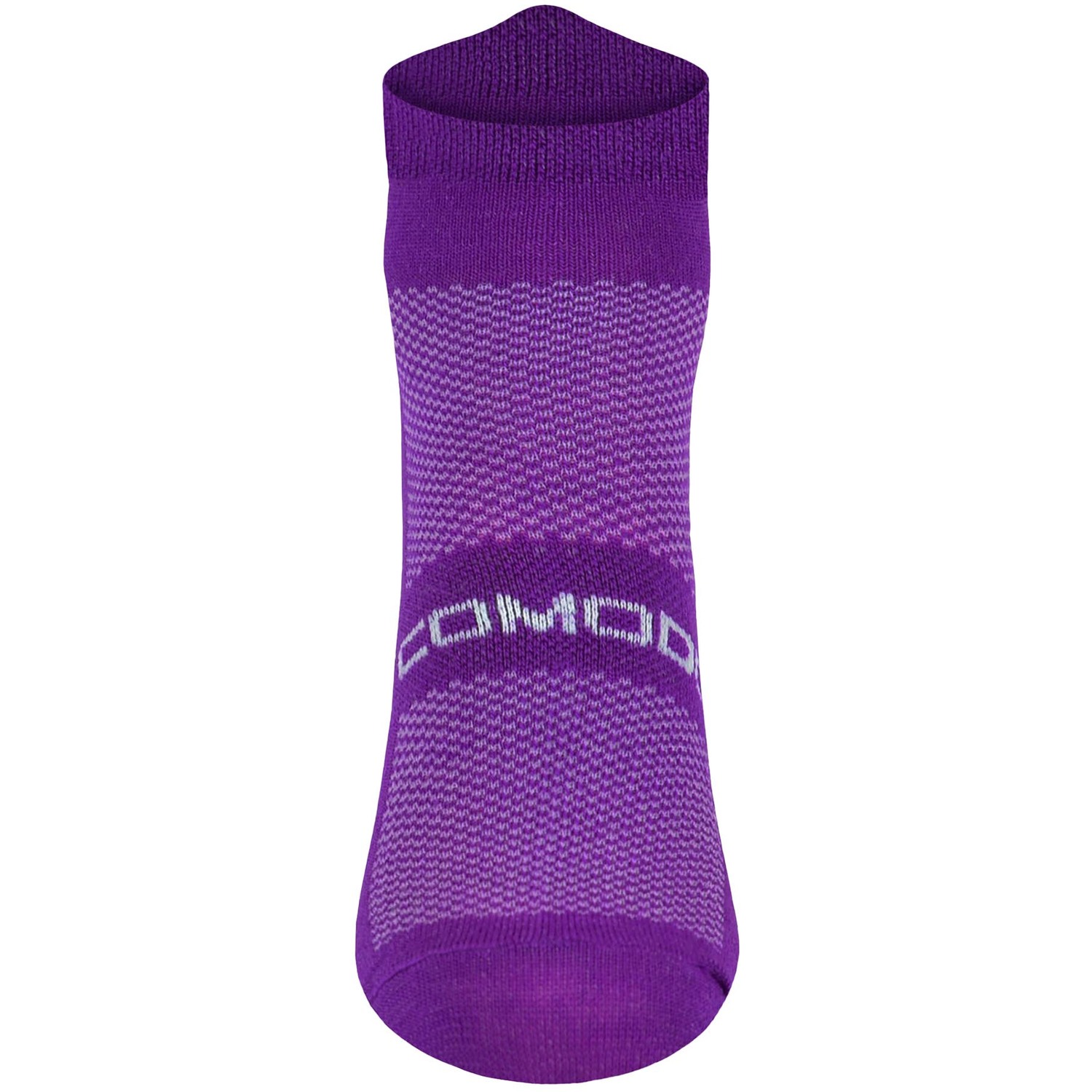 Comodo 1 Pack Unisex Merino Wool Ankle Trail Sport Running Socks - Purple / 9-11