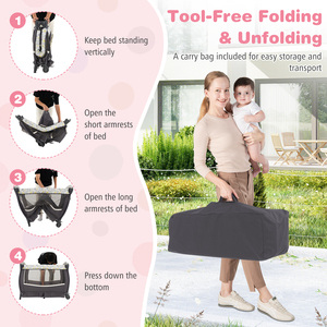 5-in-1 Portable Baby Playard