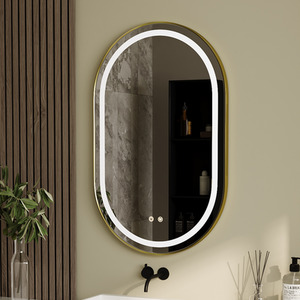 Wall Mounted Oval Illuminated LED Bathroom Mirror