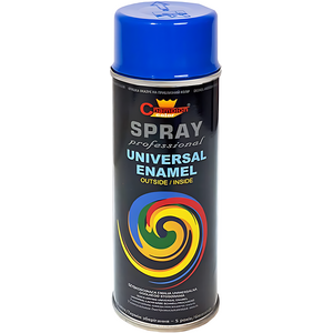 400 mL Gentian Blue (RAL 5010) Universal Gloss Enamel Spray Paint, Fast Drying