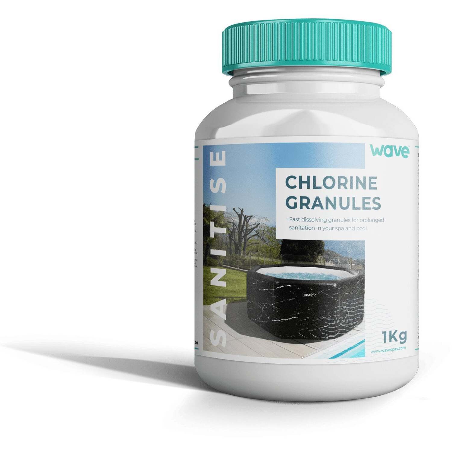 Wave Chlorine Granules - White