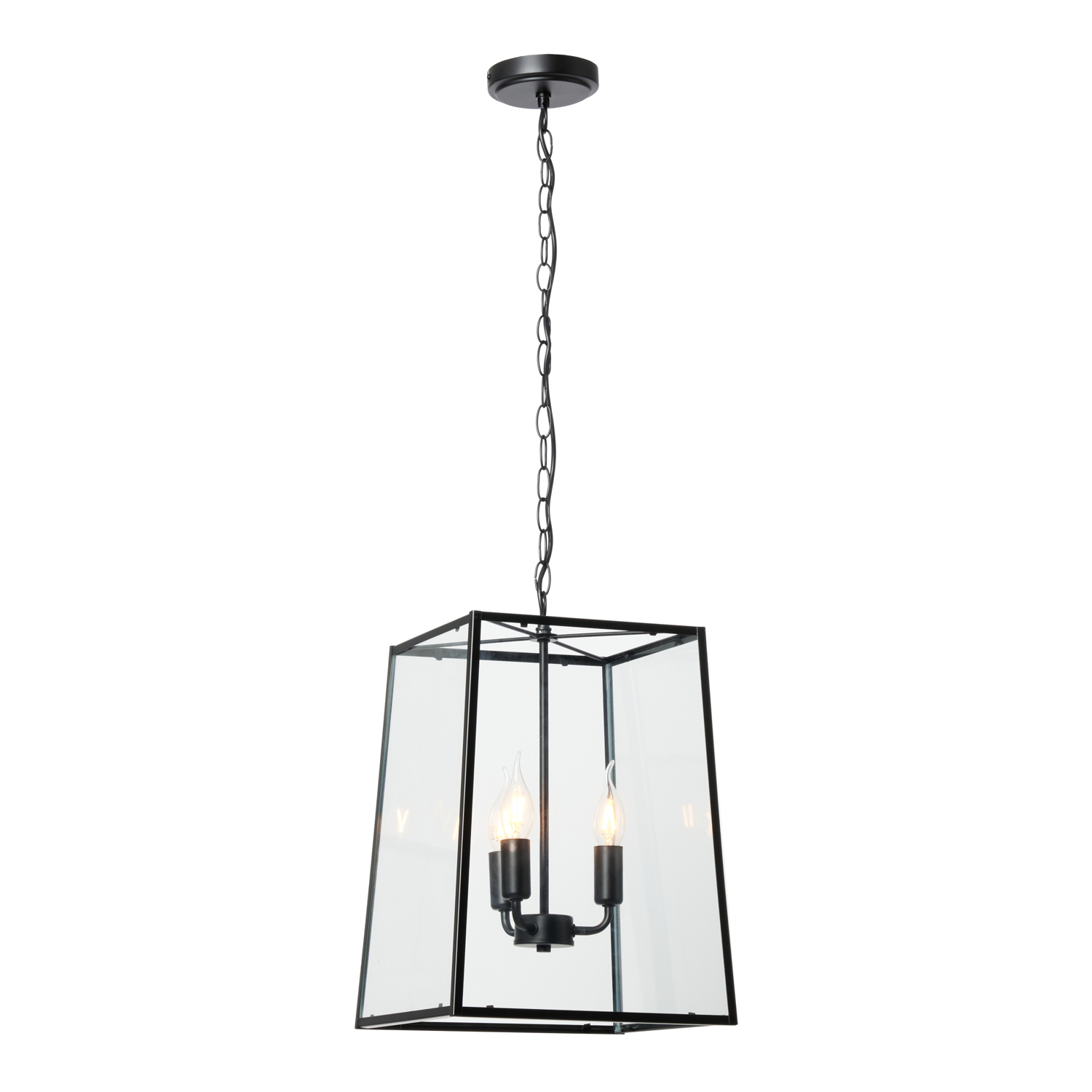 B&Q -  Emery Large 3 Light Lantern Ceiling Pendant - Image 3