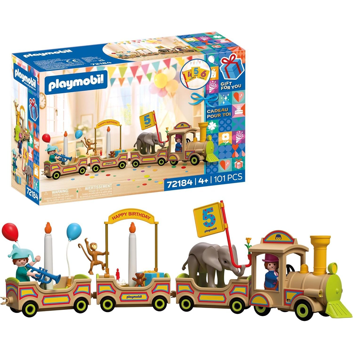 Birthday Train - Yellow