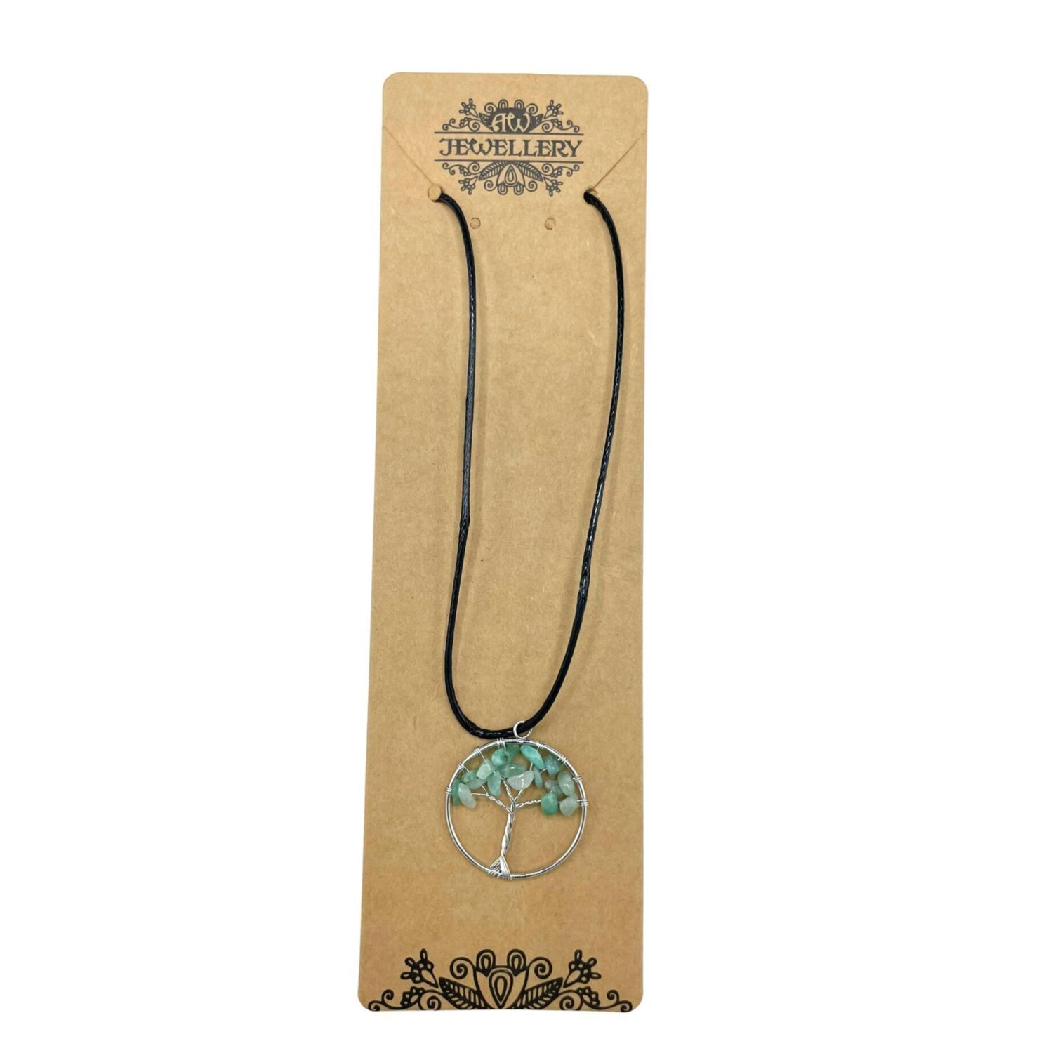 Tree of Life Pendant Jewelry in Jade for Harmony, Prosperity - Green