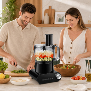 Electric Meat Grinder With Reversible Discs And Blades