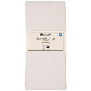 Brushed Cotton Plain Fitted Sheet
