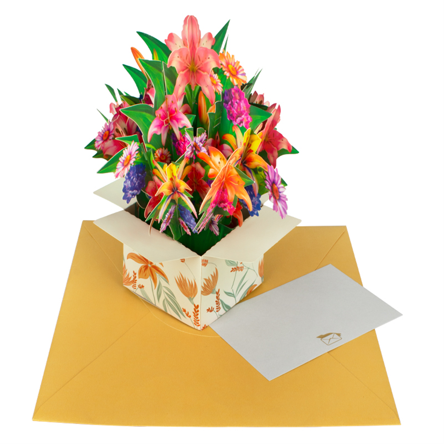 Bloom Box Lily Meadow 3D Pop Up Greeting Card - Image 2