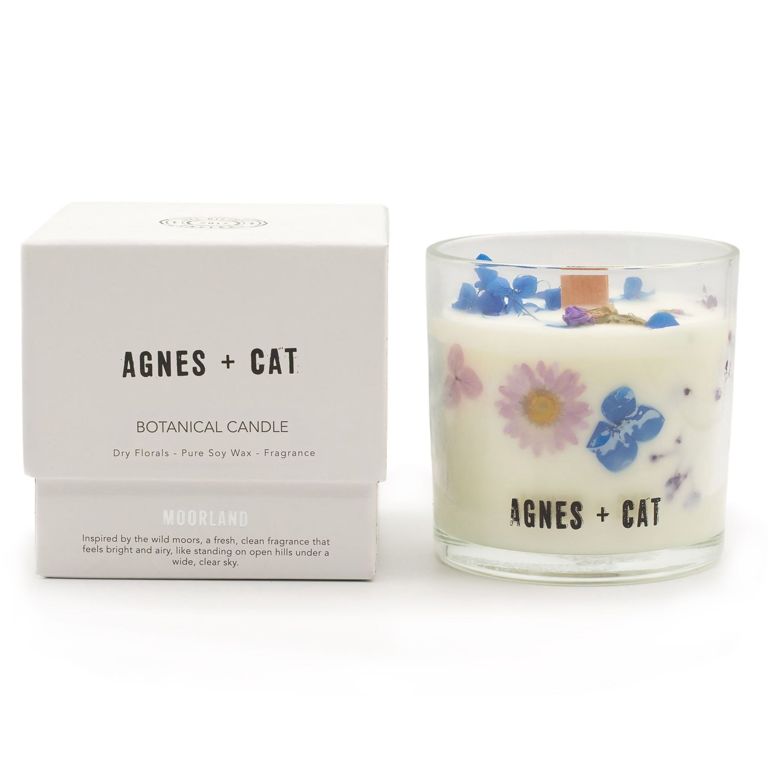  - Agnes And Cat Botanical Soy Wax Candle Moorland 350G - Image 3