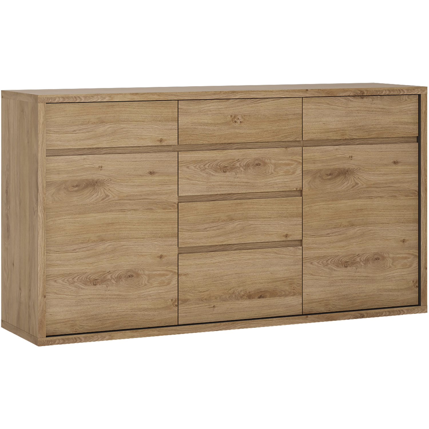 Furniture To Go Florence Shetland 2 Door 6 Drawer Cupboard - Image 4