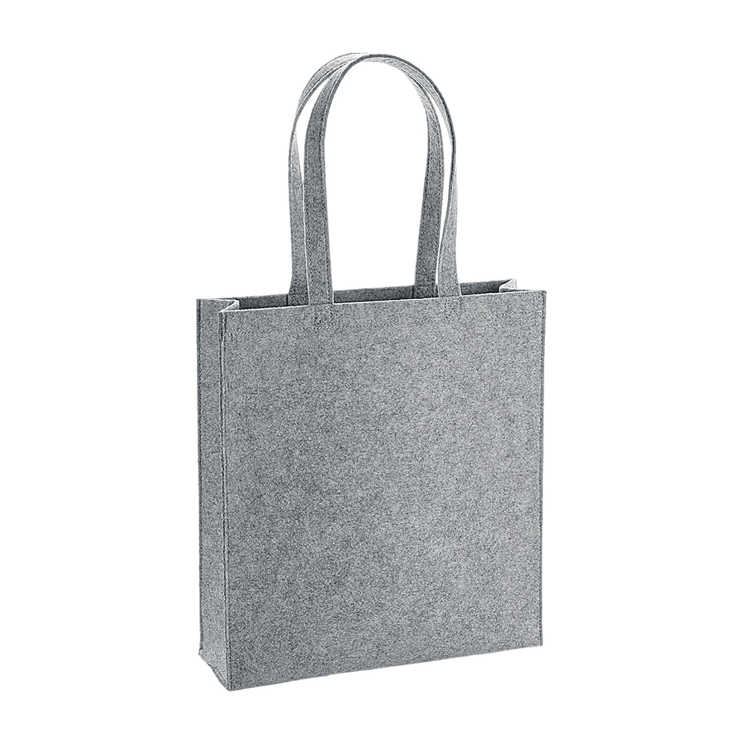 Bagbase Felt Tote Bag A - Grey Melange