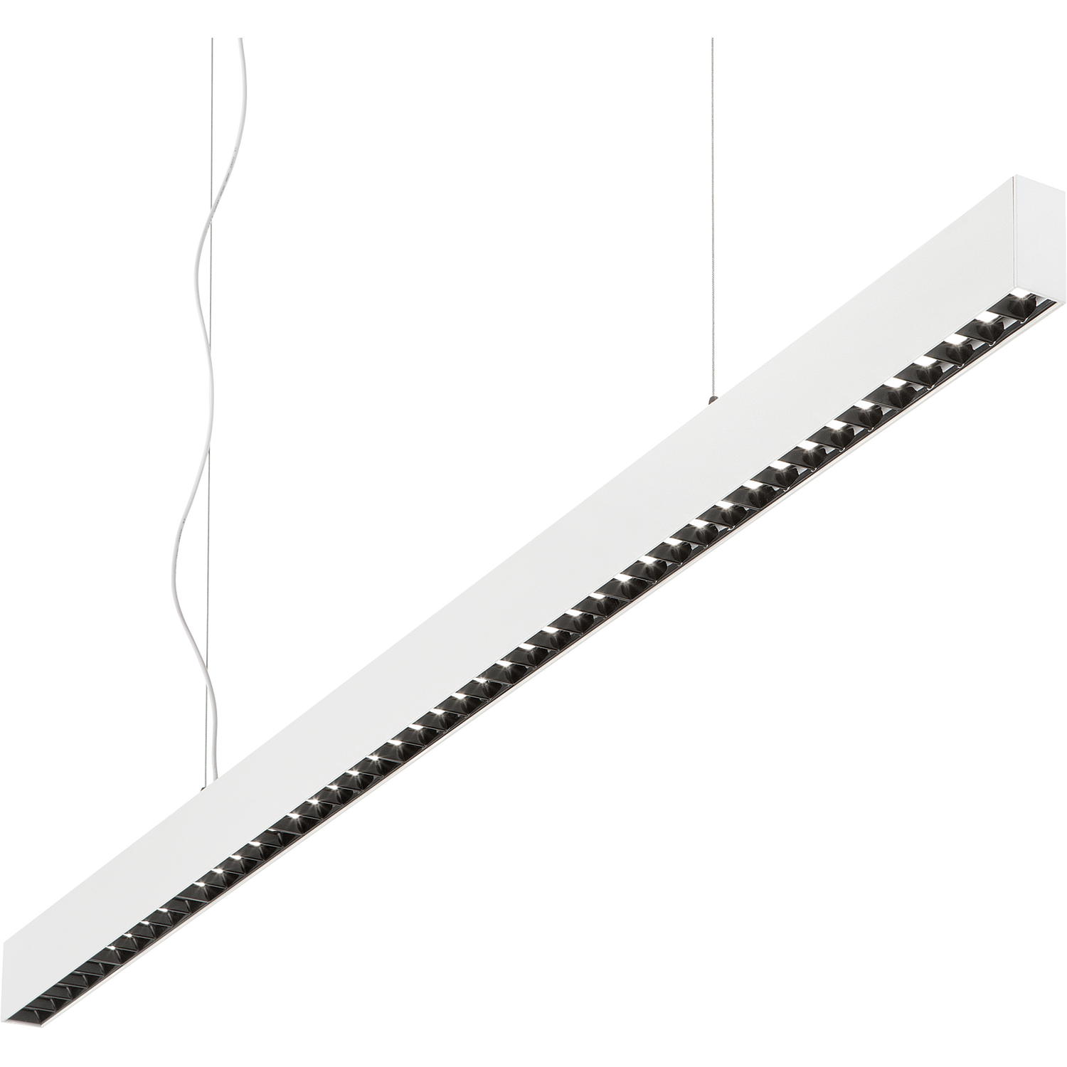 Ideal Lux Lighting Office Pendant Light White - White
