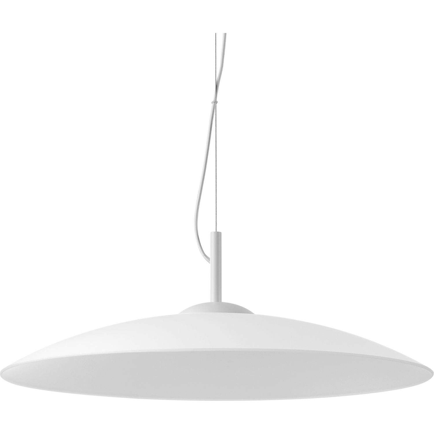 Ideal Lux Lighting Eclipse Pendant Light White - White