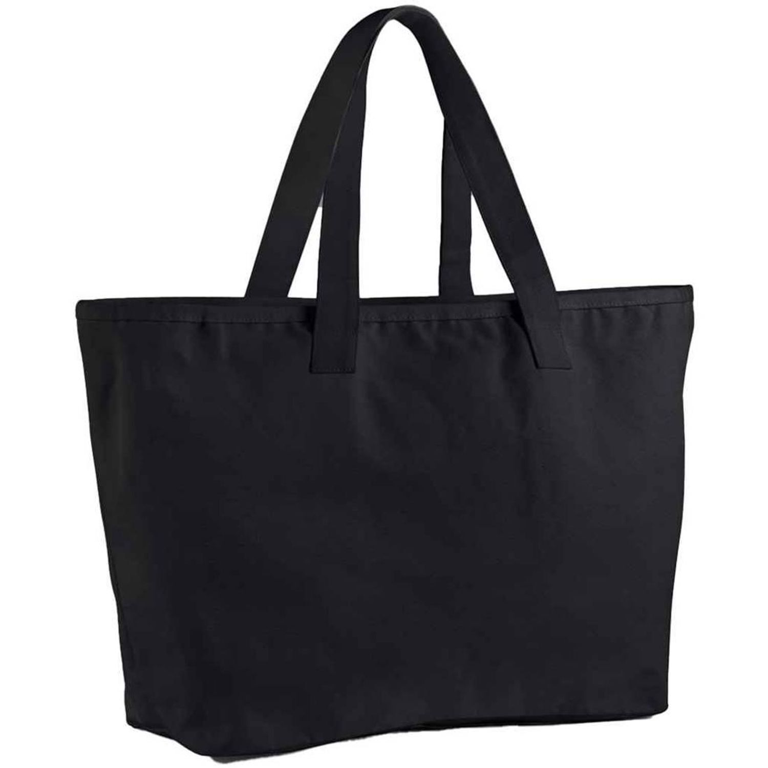 Westford Mill Canvas Heavy Duty Tote Bag C - Black