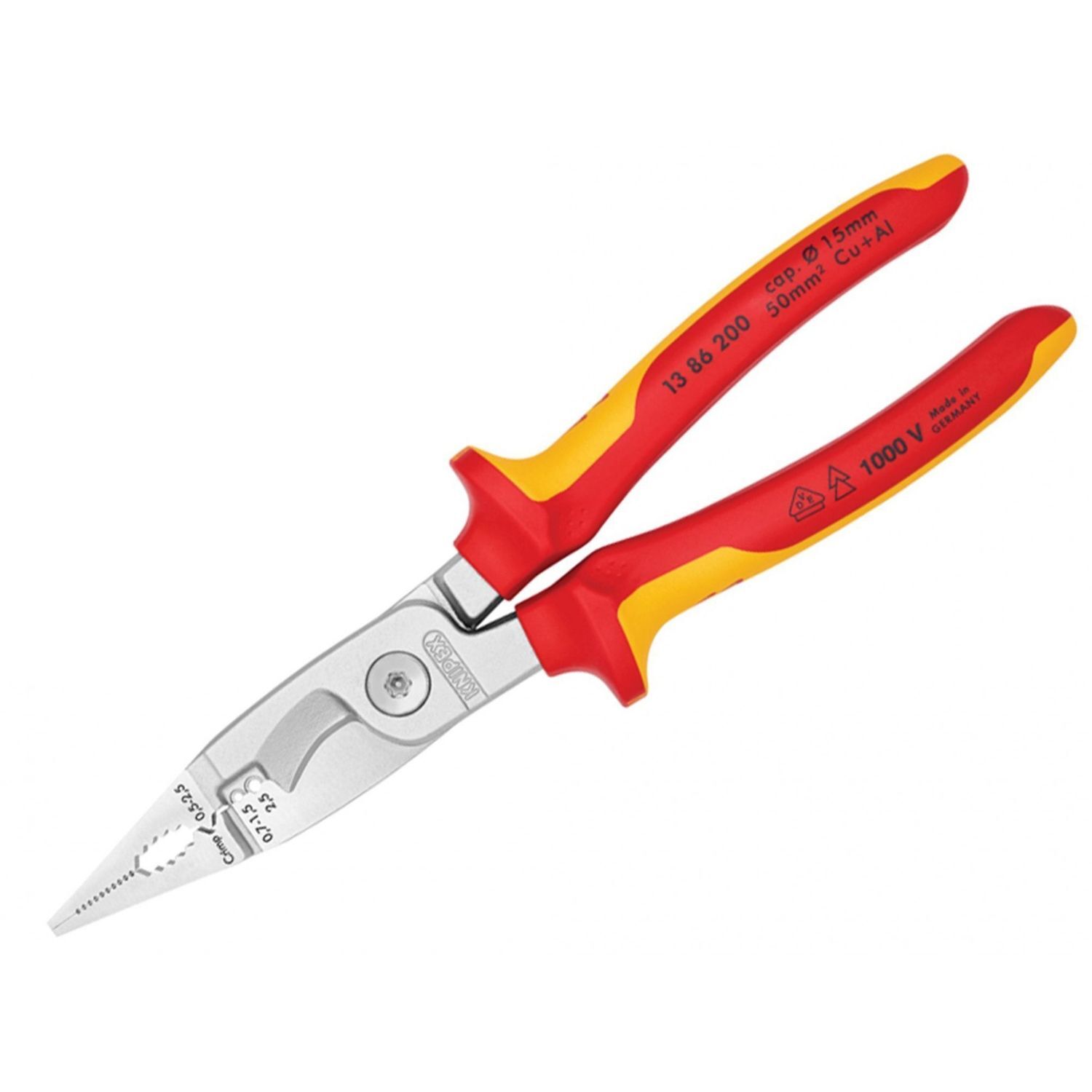 Knipex Vde Multifunctional Installation Pliers A - Multi Colour