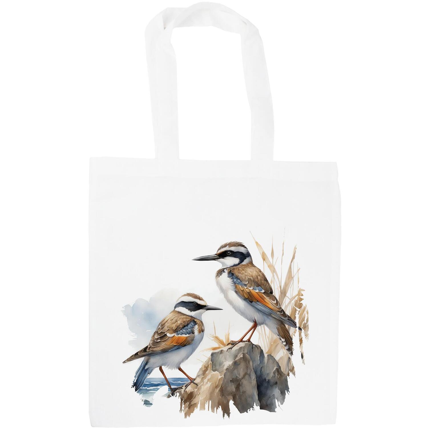 Seabirds Tote Bag - Double-Sided Coastal Birds Themed Shopping Beach Bag Gift - Image 2