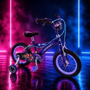 Purple / 75cm KPop Demon Hunters Official Kids Pedal Bike shot 20599589