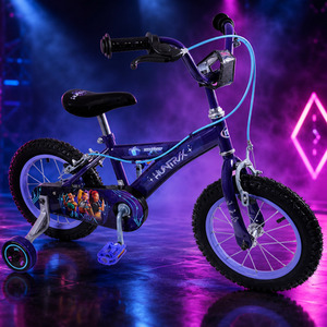 Purple / 75cm KPop Demon Hunters Official Kids Pedal Bike shot 20599599