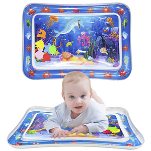Inflatable Blue Dolphin Sensory Play Mat PVC Activity Gym