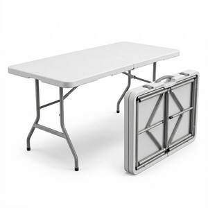 Dragodirect Heavy Duty Folding Table - Durable Portable Utility Table