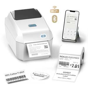 K3_W Bluetooth and WiFi Label Printer with Label Roll