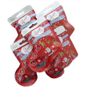 Team Rudolph Reindeer Stocking Foil Bag