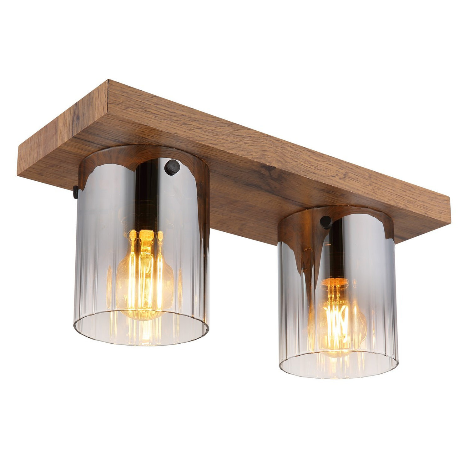 Globo Lighting Underwood Ceiling Light Wood