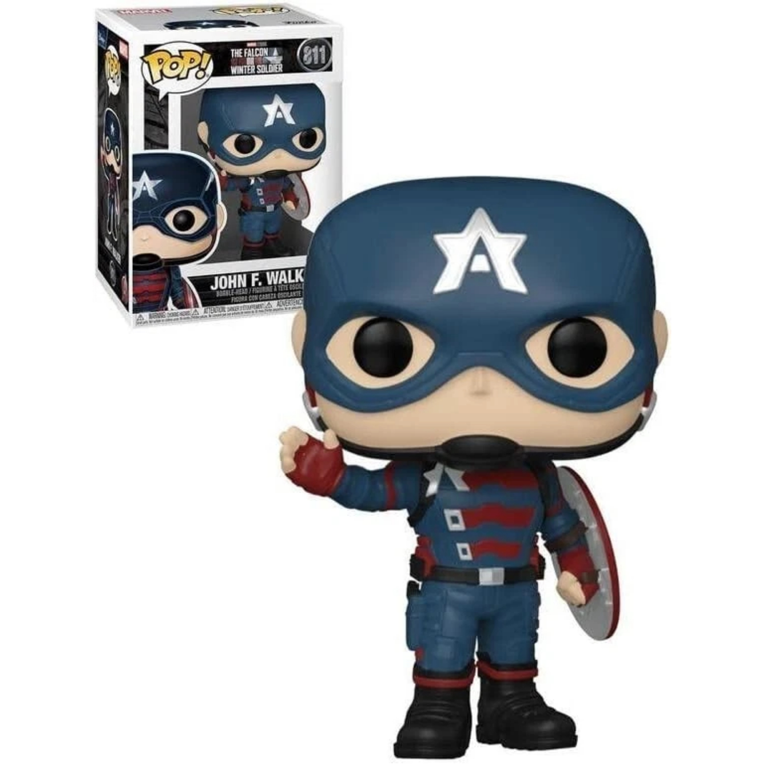 Funko Pop! Marvel Winter Soldier #811 John F. Walker Captain America NEW IN BOX - Image 4