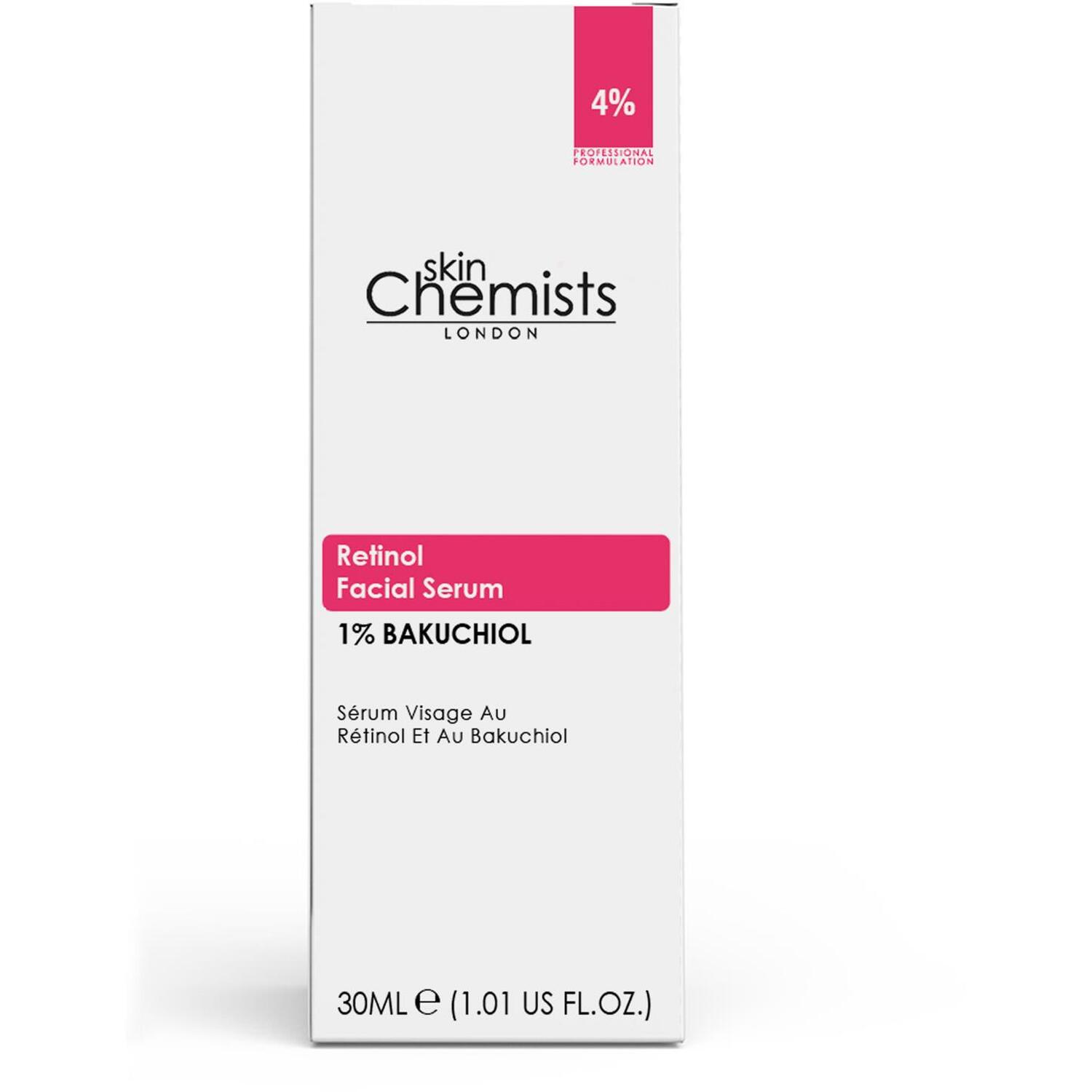 Skinchemists Retinol & Bakuchiol Dual Anti-Ageing Facial Serum 30Ml - Image 5