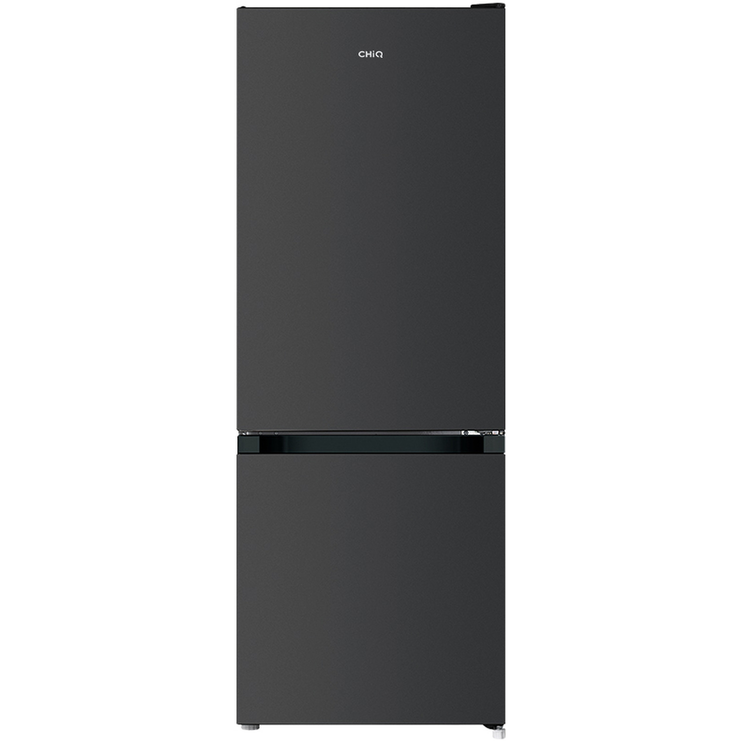 Image of CHiQ Freestanding Fridge Freezer, 205L - Dark Inox