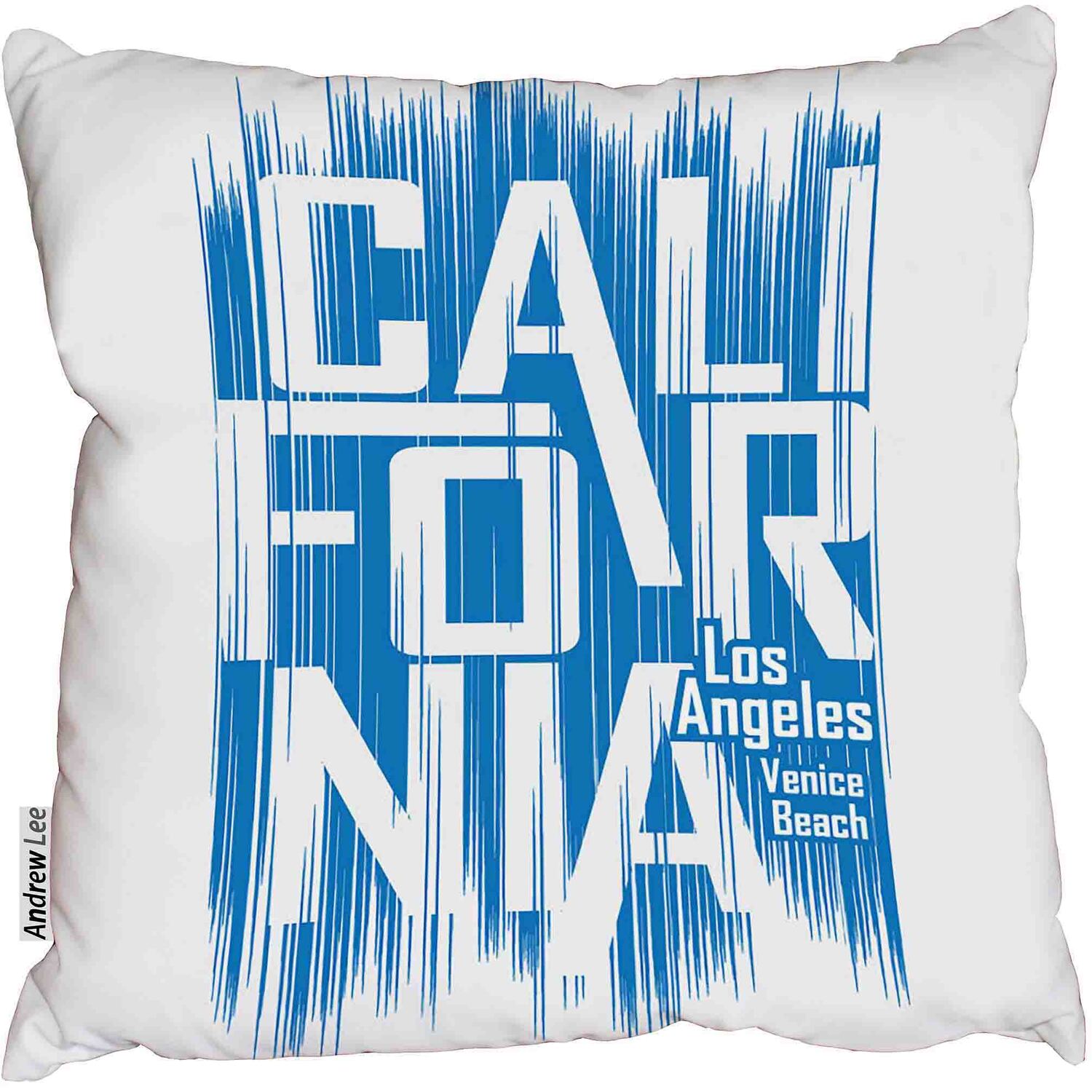 California surf Cushion - blue / 60cm