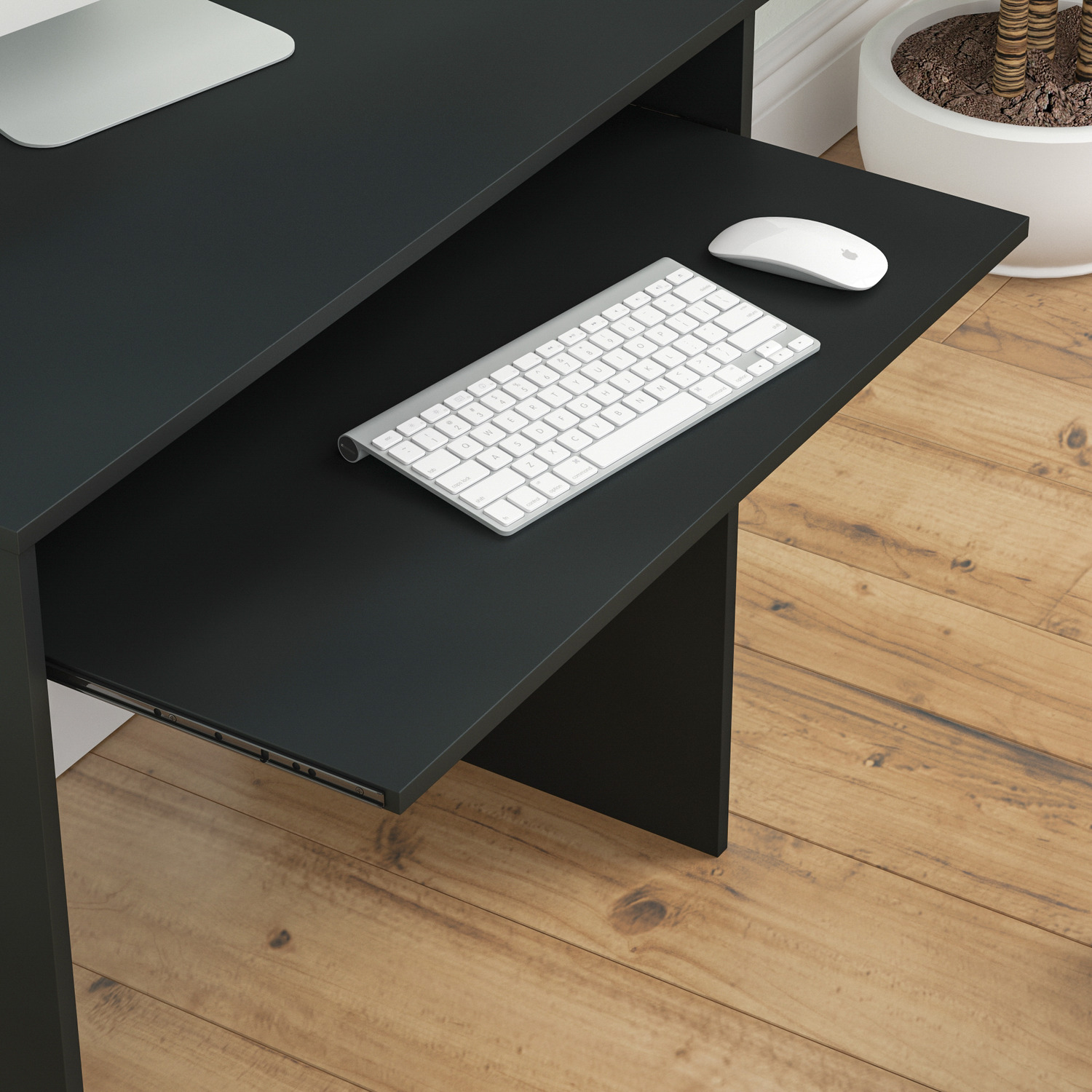 Huby Computer Desk - Black