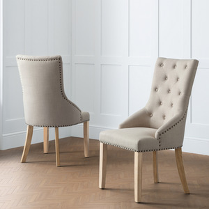Set Of 2 Loire Button Back Chairs