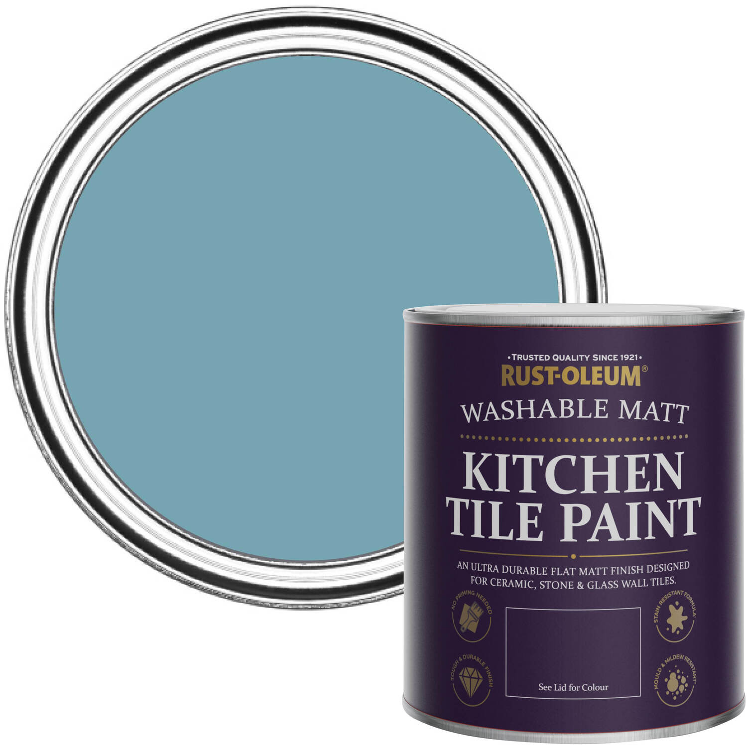 Rust-Oleum Kitchen Tile Paint Matt - Belgrave 750ml -  Belgrave
