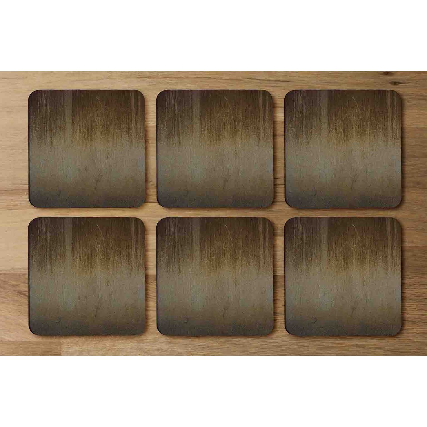 Grunge Texture Coaster - Brown