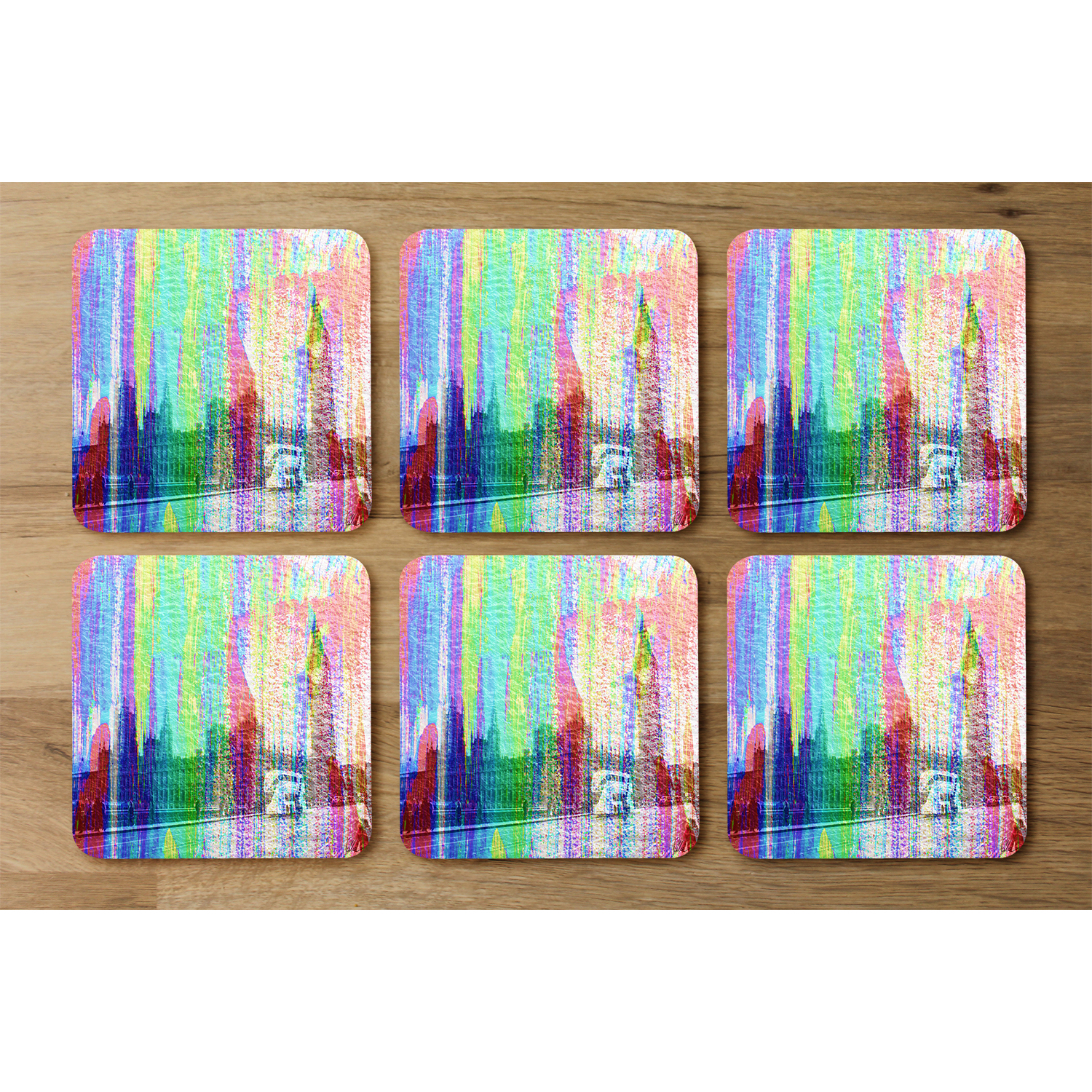 Rainbow Bridge Coaster - Green