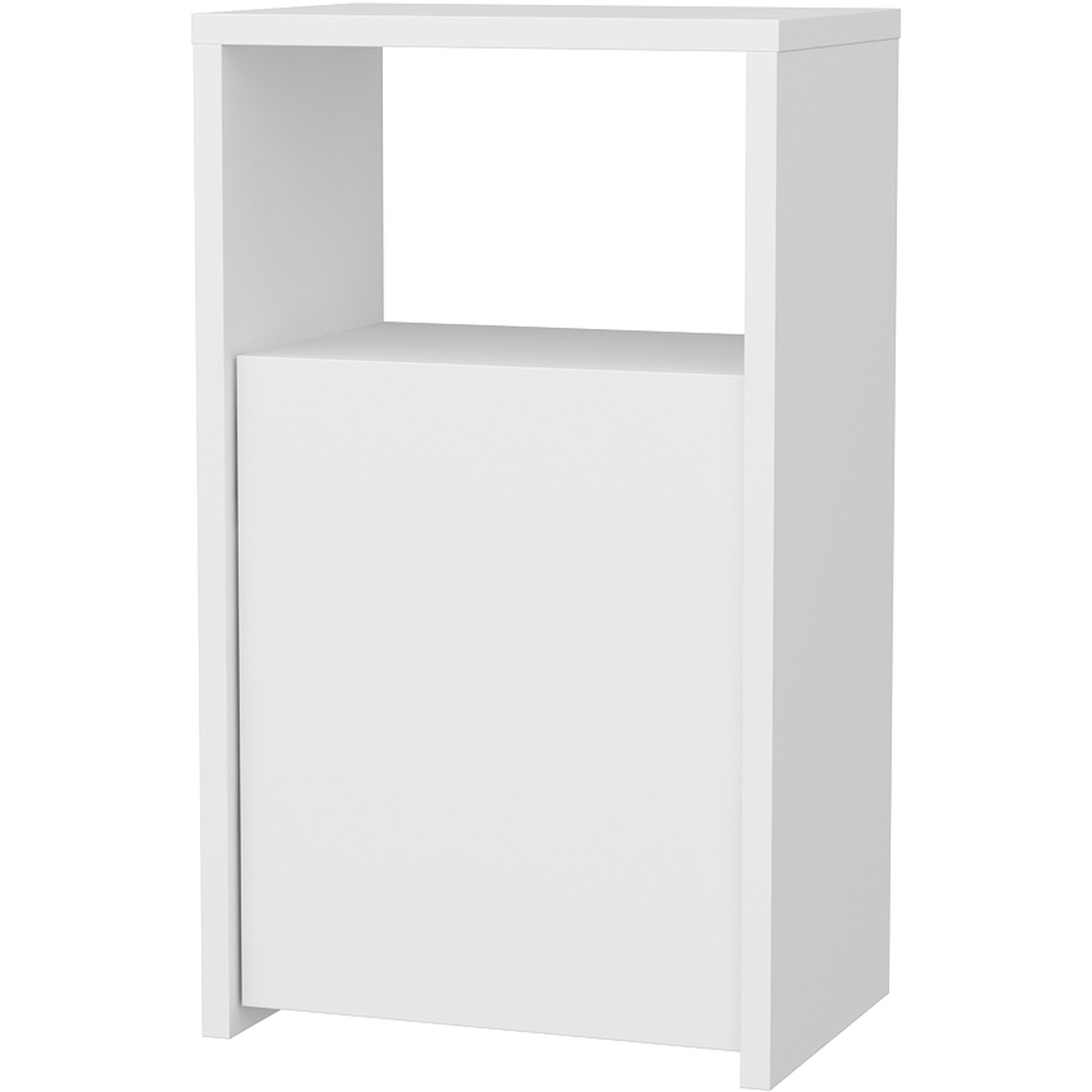 Carlin Floating Bedside Table - White