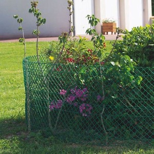 Green Rigid Plastic Mesh Fence - Hexagon 25mm