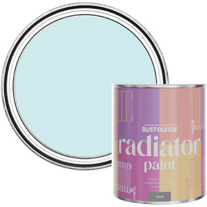 Rust-Oleum Radiator Paint in Satin Finish - Duck Egg 750ml