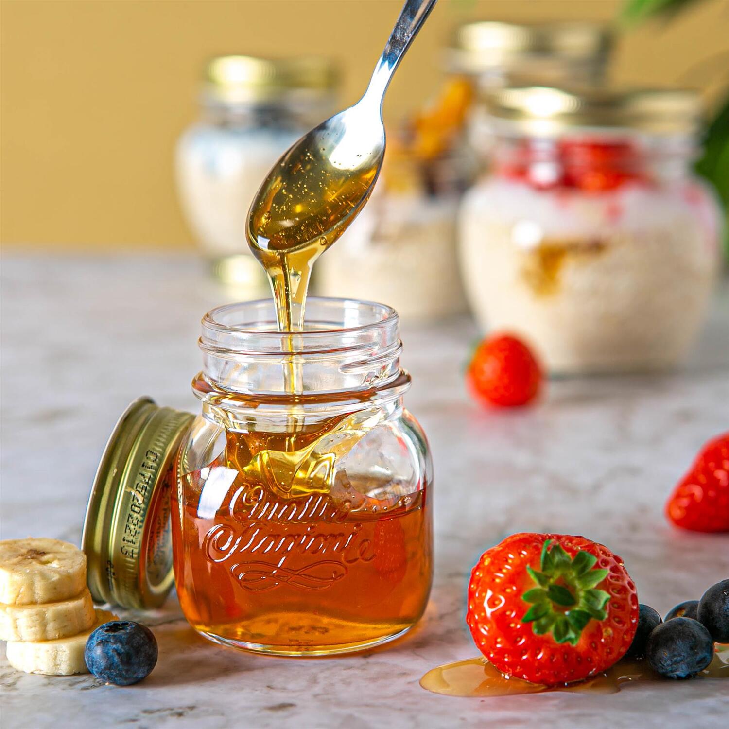 Image of Quattro Stagioni Glass Storage Jar -&hellip;