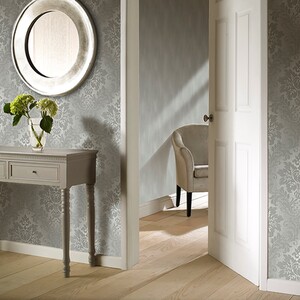 Grandeco Fabric Damask Wallpaper