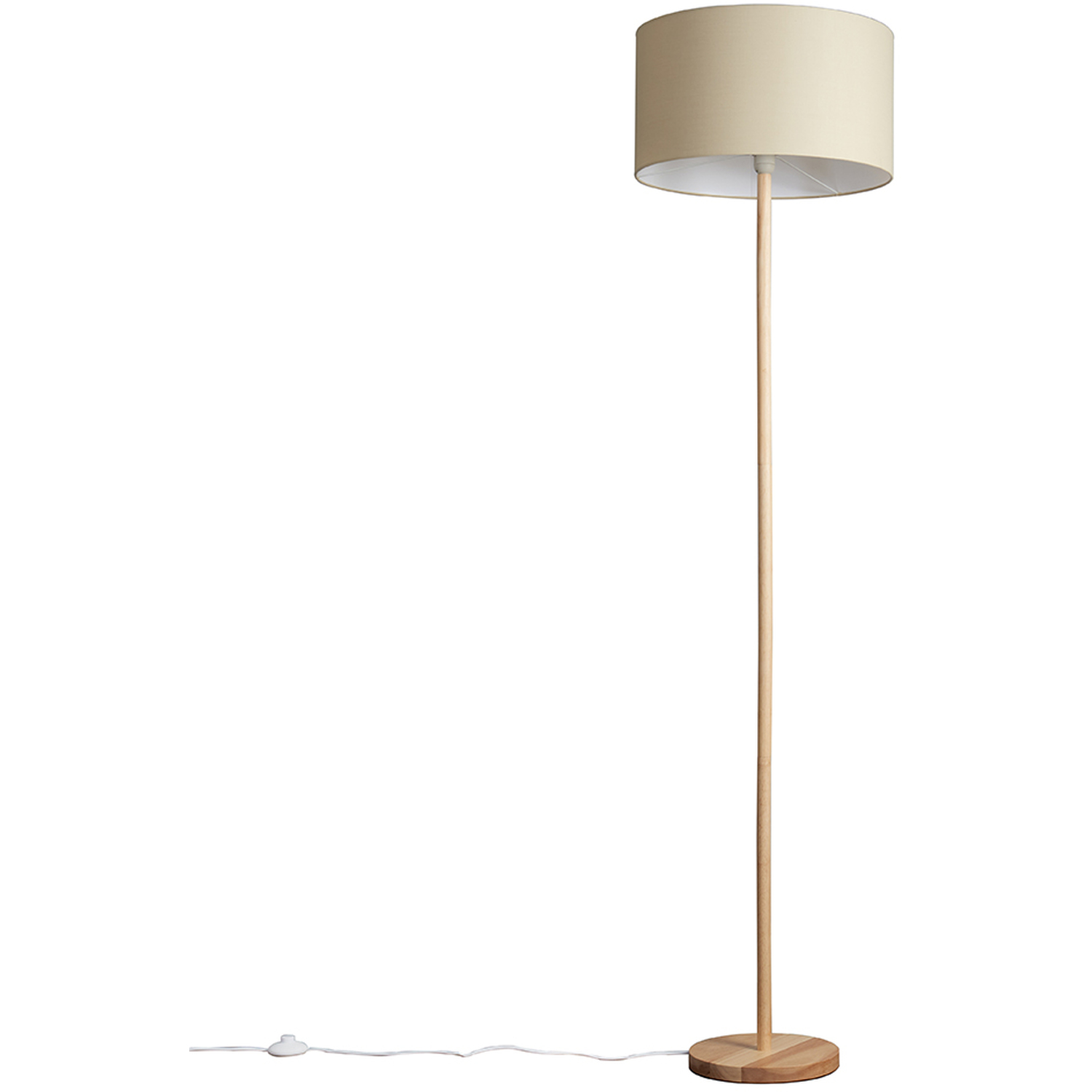Image of Modern Light Wood Floor Lamp With&hellip;