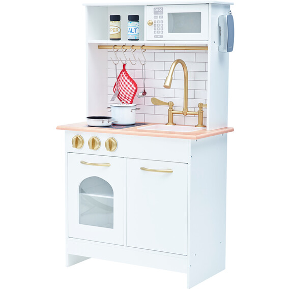 Kids Compact Wooden Play Kitchen