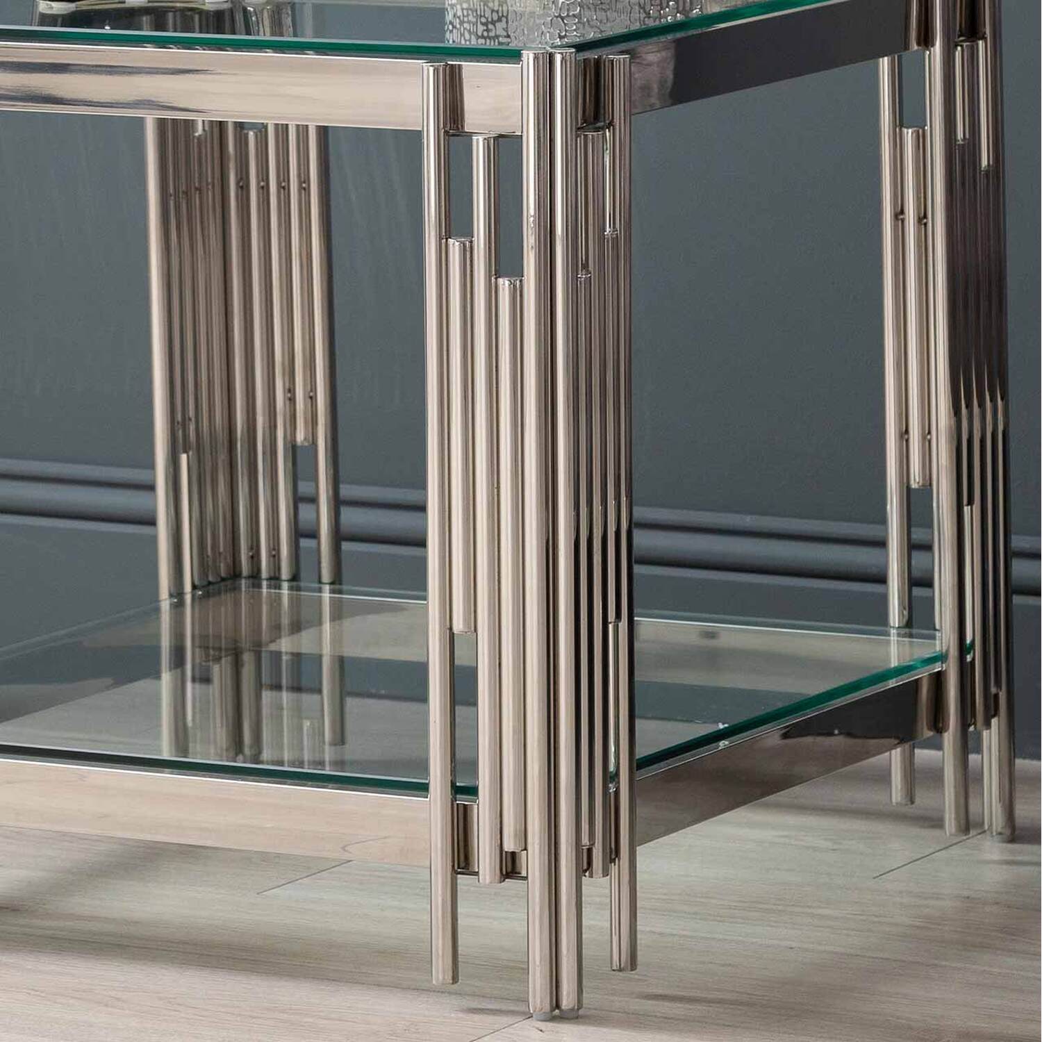Sofa Side Table For Living Room - Shinny